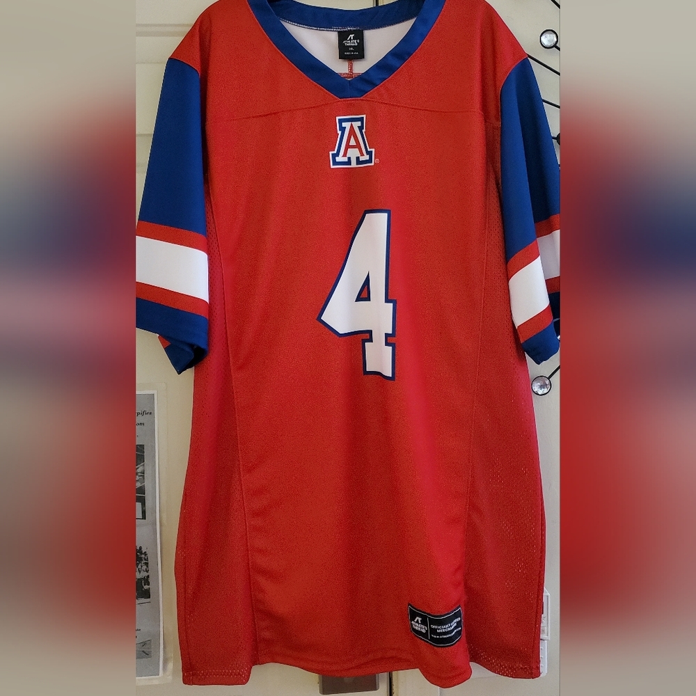 Arizona Wildcats Tetairoa McMillan Red Football Jersey #4
